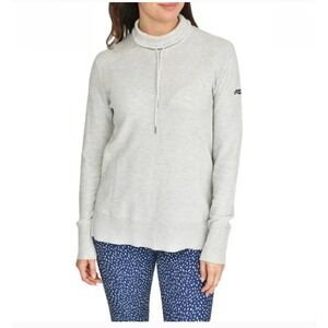 KJUS Womens Kessy Mockneck Sweater‎ Size 40 Large Cotton Cashmere Long Sleeve